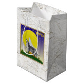 Judaica 12 Israëlische stammen Kunst Benjamin Gift Medium Cadeauzakje (Achterkant Gekanteld)