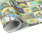 Judaica 12 Israëlische stammen maken kunst Cadeaupapier (Rol Hoek)