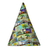 Judaica 12 Israëlische stammen maken kunst Feesthoedjes (Rechts)