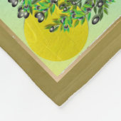 Judaica 12 Israëlische stammen maken kunst Fleece Deken (Hoek)