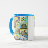 Judaica 12 Israëlische stammen maken kunst Mok (Voorkant links)