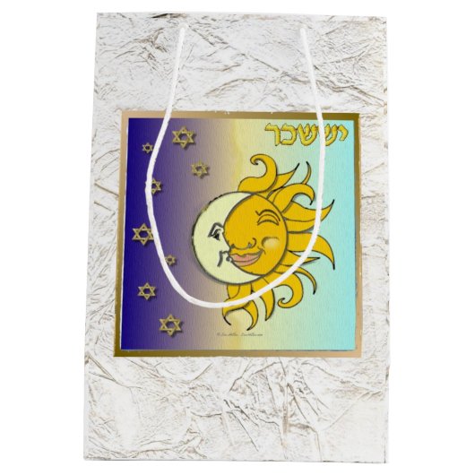 Judaica 12 Israëlische stammen Medium Cadeauzakje (Achterkant)