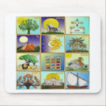 Judaica 12 Israëlische stammen Muismat<br><div class="desc">Je bekijkt het Lee Hiller Design Collectie. Apparel,  Gifts & Collectibles Lee Hiller Photography of Digital Art Collectie. Je kunt haar Natuur fotografie uitzichten op http://HikeOurPlanet.com/ en haar wandelende blog volgen in Hot Springs National Park.</div>