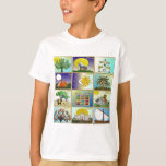 Judaica 12 Israëlische stammen T-shirt<br><div class="desc">Je bekijkt het Lee Hiller Design Collectie. Apparel,  Gifts & Collectibles Lee Hiller Photography of Digital Art Collectie. Je kunt haar Natuur fotografie uitzichten op http://HikeOurPlanet.com/ en haar wandelende blog volgen in Hot Springs National Park.</div>