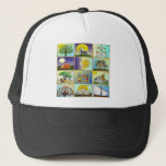 Judaica 12 Israëlische stammen Trucker Pet<br><div class="desc">Je bekijkt het Lee Hiller Design Collectie. Apparel,  Gifts & Collectibles Lee Hiller Photography of Digital Art Collectie. Je kunt haar Natuur fotografie uitzichten op http://HikeOurPlanet.com/ en haar wandelende blog volgen in Hot Springs National Park.</div>