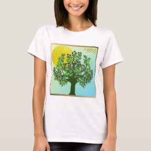 Judaica 12 Stammen Israël Asher T-shirt