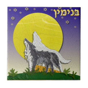 Judaica 12 Stammen Israël Benjamin Tegeltje