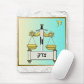 Judaica 12 Stammen Israël Dan Muismat (Met muis)