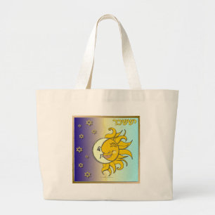 Judaica 12 Stammen Israël Issachar Grote Tote Bag