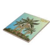 Judaica 12 Stammen Israël Jozef Tegeltje (Zijkant)