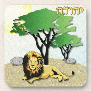 Judaica 12 Stammen Israël Juda Bier Onderzetter