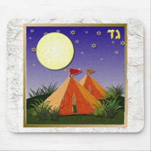 Judaica 12 stammen van de israëlische kloof muismat