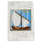 Judaica 12 stammen van Israël Art Zebulun Gift Bag Medium Cadeauzakje (Voorkant)