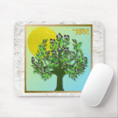 Judaica 12 stammen van Israel Asher Muismat (Met muis)