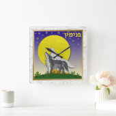 Judaica 12 stammen van Israel Benjamin Vierkante Klok (Huis)