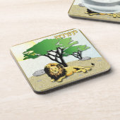 Judaica 12 stammen van Israel Judah Drankjes Onderzetter (Linkerzijde)