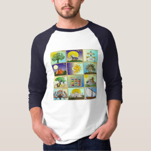 Judaica 12 Stammen Van Israël Kunstprint T-shirt