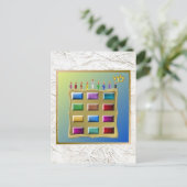 Judaica 12 stammen van Israel Levi Briefkaart (Staand voorkant)