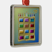 Judaica 12 stammen van Israel Levi Metalen Ornament (Rechts)