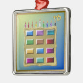 Judaica 12 stammen van Israel Levi Metalen Ornament (Links)