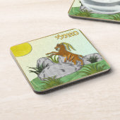 Judaica 12 stammen van Israel Naphtali Bier Onderzetter (Linkerzijde)