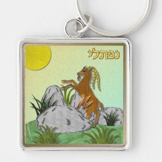 Judaica 12 stammen van Israel Naphtali Sleutelhanger (Voorkant)
