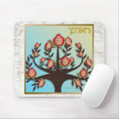 Judaica 12 stammen van Israel Reuben Muismat (Met muis)