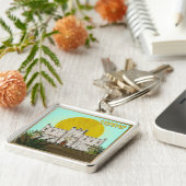 Judaica 12 stammen van Israël Simeon Sleutelhanger (Zijkant)