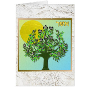 Judaica 12 Tribes Israel Asher