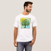 Judaica 12 Tribes Israel Asher T-shirt (Voorkant volledig)