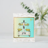 Judaica 12 Tribes Israel Dan Art Briefkaart (Staand voorkant)