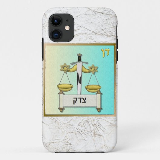 Judaica 12 Tribes Israel Dan Art Case-Mate iPhone Case (Achterkant)