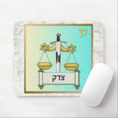 Judaica 12 Tribes Israel Dan Art Muismat (Met muis)