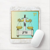 Judaica 12 Tribes Israel Dan Art Muismat (Met muis)