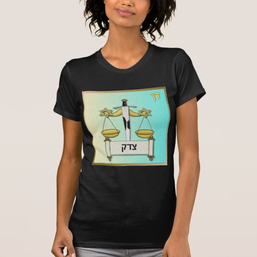 Judaica 12 Tribes Israel Dan Art T-shirt (Voorkant)