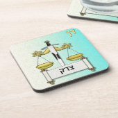 Judaica 12 Tribes Israel Dan Bier Onderzetter (Linkerzijde)