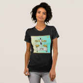Judaica 12 Tribes Israel Dan T-shirt (Voorkant volledig)