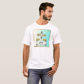 Judaica 12 Tribes Israel Dan T-shirt (Voorkant volledig)