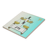 Judaica 12 Tribes Israel Dan Tegeltje (Zijkant)