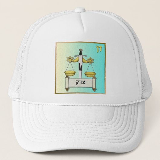 Judaica 12 Tribes Israel Dan Trucker Pet (Voorkant)