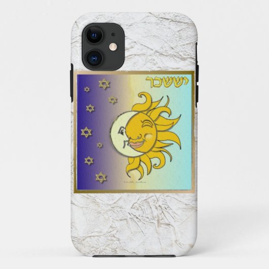 Judaica 12 Tribes Israel Issachar Art Case-Mate iPhone Case (Achterkant)