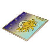 Judaica 12 Tribes Israel Issachar Art Print Tegeltje (Zijkant)