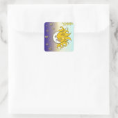 Judaica 12 Tribes Israel Issachar Art Vierkante Sticker (Tas)