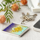 Judaica 12 Tribes Israel Issachar Sleutelhanger (Zijkant)