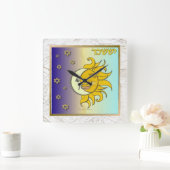 Judaica 12 Tribes Israel Issachar Vierkante Klok (Huis)