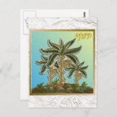 Judaica 12 Tribes Israel Joseph Briefkaart (Voorkant / Achterkant)