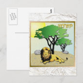 Judaica 12 Tribes Israel Judah Briefkaart (Voorkant / Achterkant)