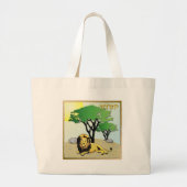 Judaica 12 Tribes Israel Judah Grote Tote Bag (Voorkant)