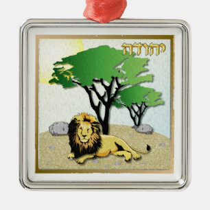 Judaica 12 Tribes Israel Judah Metalen Ornament