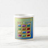 Judaica 12 Tribes Israel Levi Koffiemok (Center)